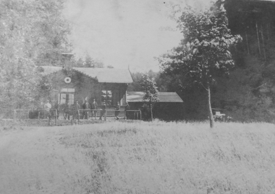 The new Club House from Baron Eugen Freiherr von Beck-Peccoz